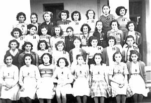 ECOLE MAGNAN FILLES 1950 CM2